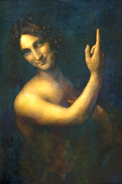 Saint John the Baptist by Leonardo da Vinci
